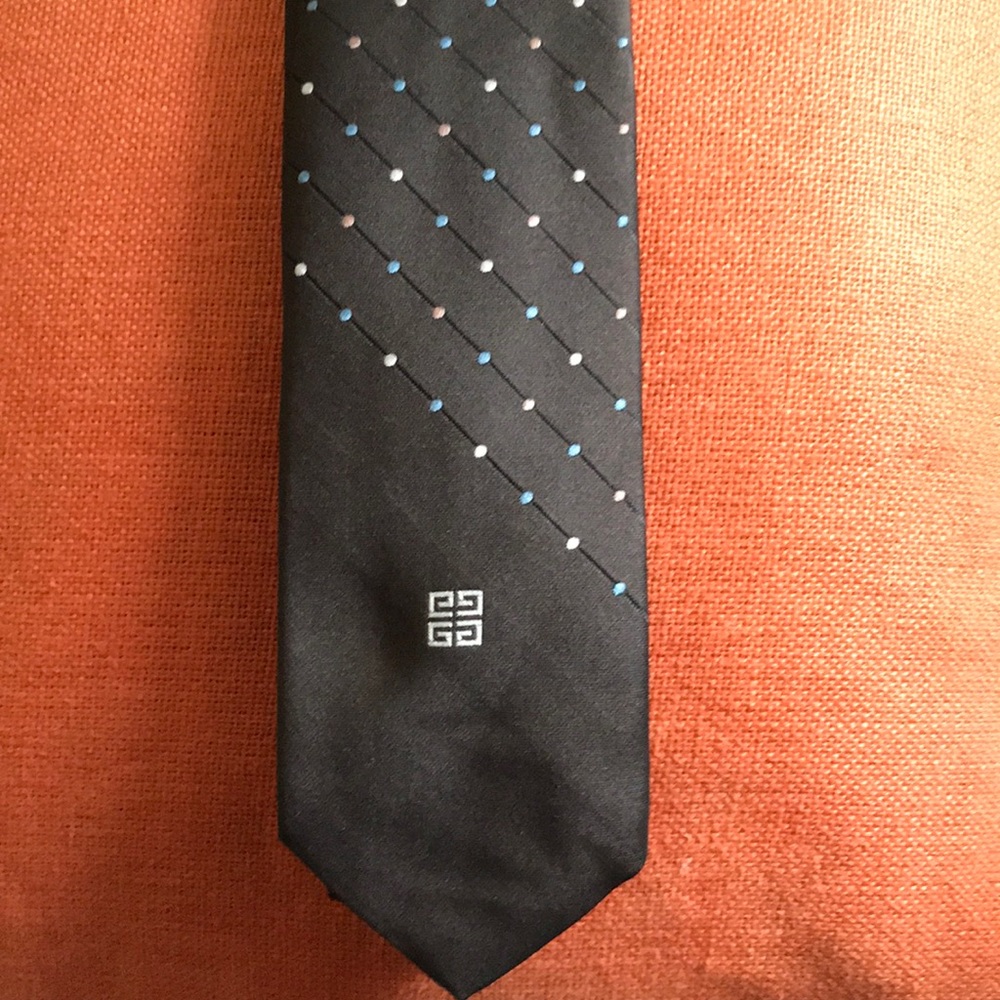 Givenchy Tie Brown & Multi Dot Motif